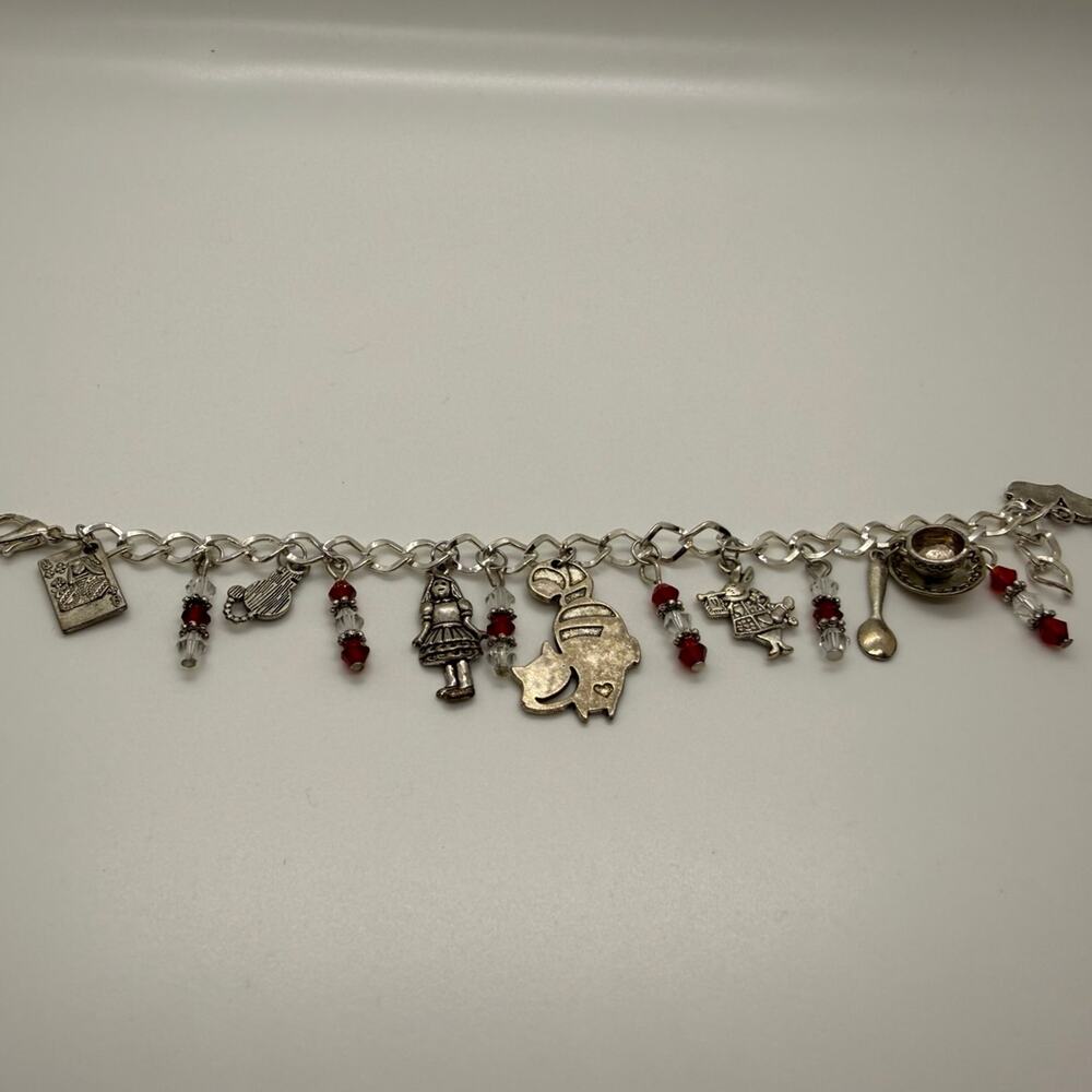 Alice in Wonderland Charm Bracelet